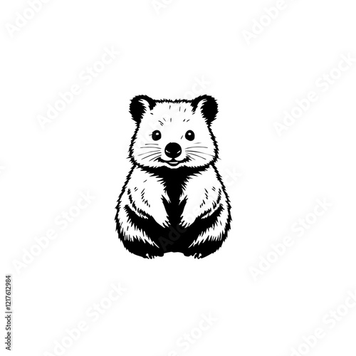 Quokka Vector Logo Design