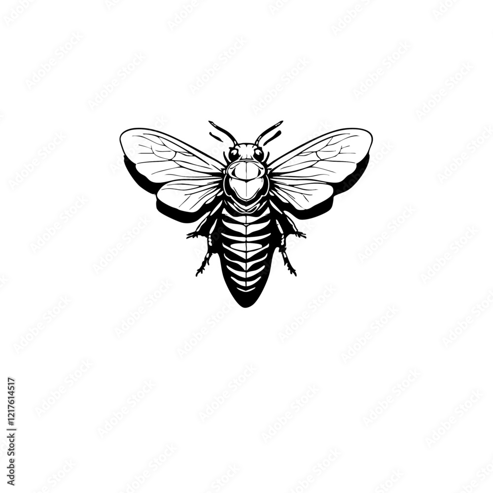 Obraz premium Bee Vector Logo Design