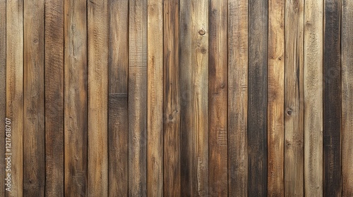 Wallpaper Mural Rustic wooden planks wall background with varied textures and colors featuring Copy Space for overlay text or designs Torontodigital.ca