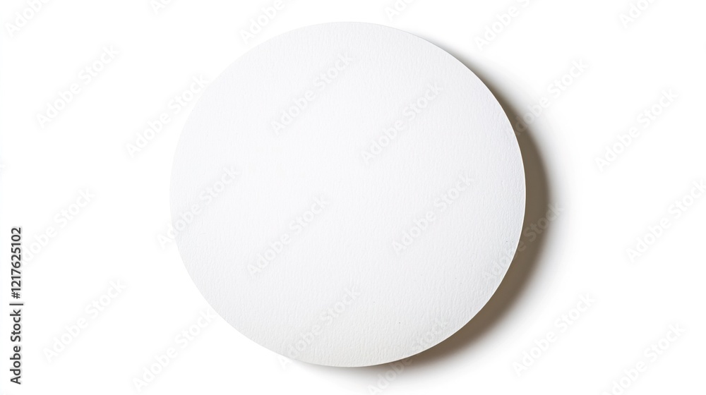 Minimalist White Circle on Clean Background for Modern Design Purposes Minimalist White Circle on Clean Background for Modern Design Purposes