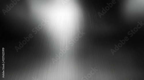 Abstract black and white texture with vertical gradient and light effect suitable for background design with Copy Space