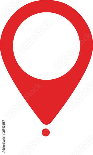 Free Download red location icon - GFXLoad
