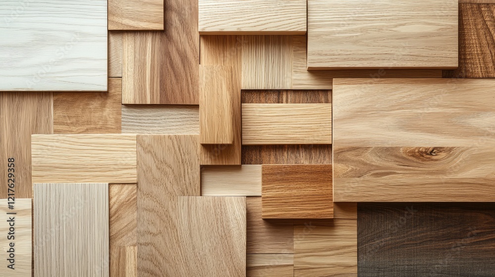 Variety of wood textures and patterns displayed in a grid layout with ample copy space for text placement Variety of wood textures and patterns displayed in a grid layout with ample copy space for text placement