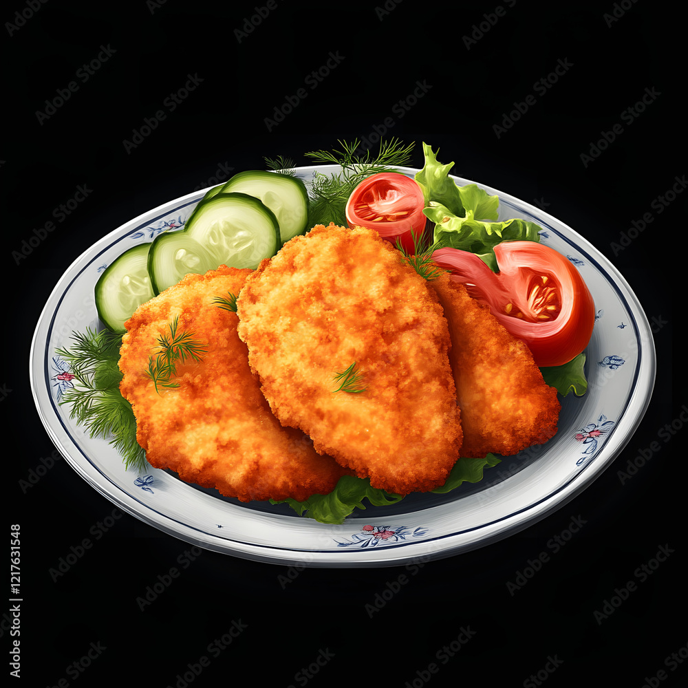 breaded chicken cutlets salad breaded chicken cutlets salad