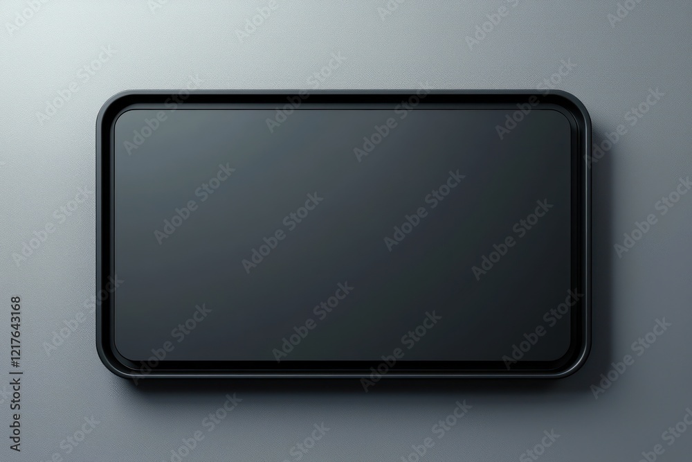 Soft gray gradient complements the minimalist aesthetics of this black 3D frame. Soft gray gradient complements the minimalist aesthetics of this black 3D frame.