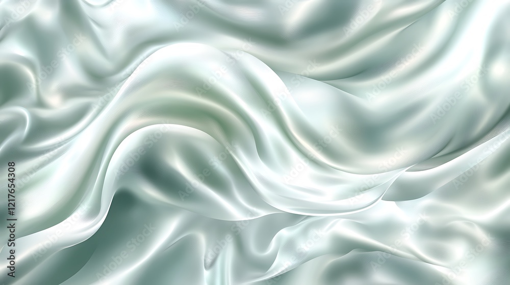 Obraz premium Abstract Draped Fabric Soft Subtle Texture Waves