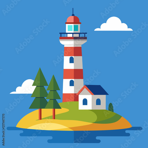 lighthouse on the island