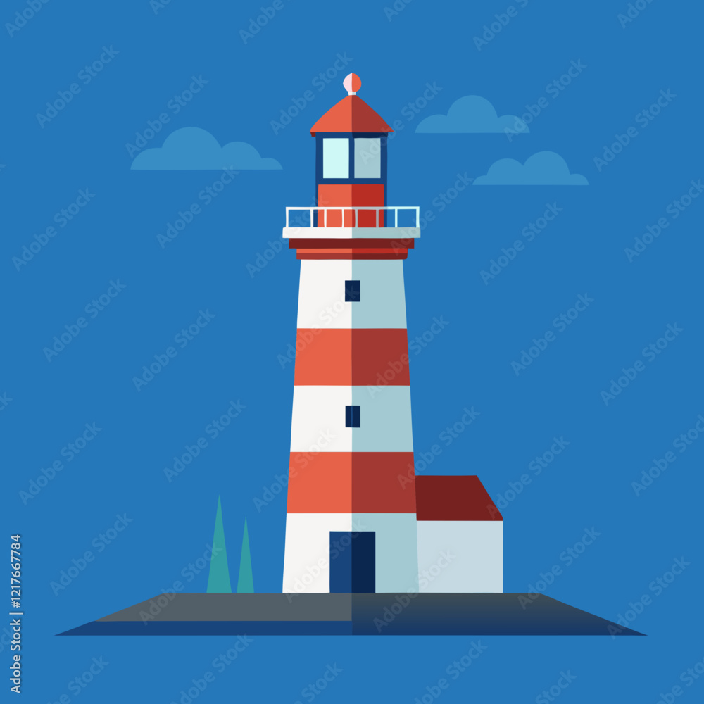 lighthouse on the island lighthouse on the island