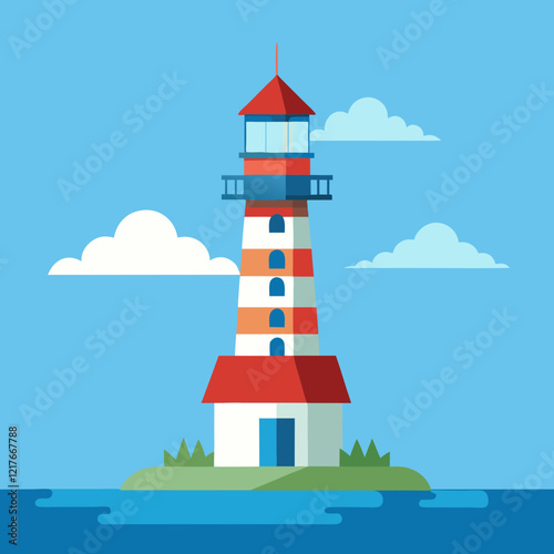 lighthouse on the island