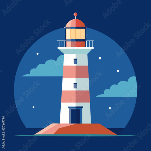 lighthouse on a sky