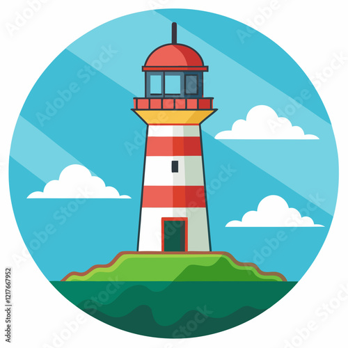 lighthouse on the island