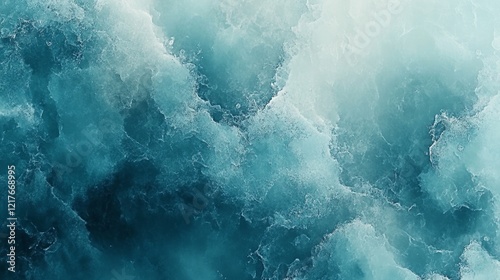 Abstract teal watercolor texture with organic details. Perfect for creative projects or modern graphic backgrounds.