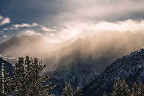 Blick von Arosa Prätschli in Richtung Süden photo