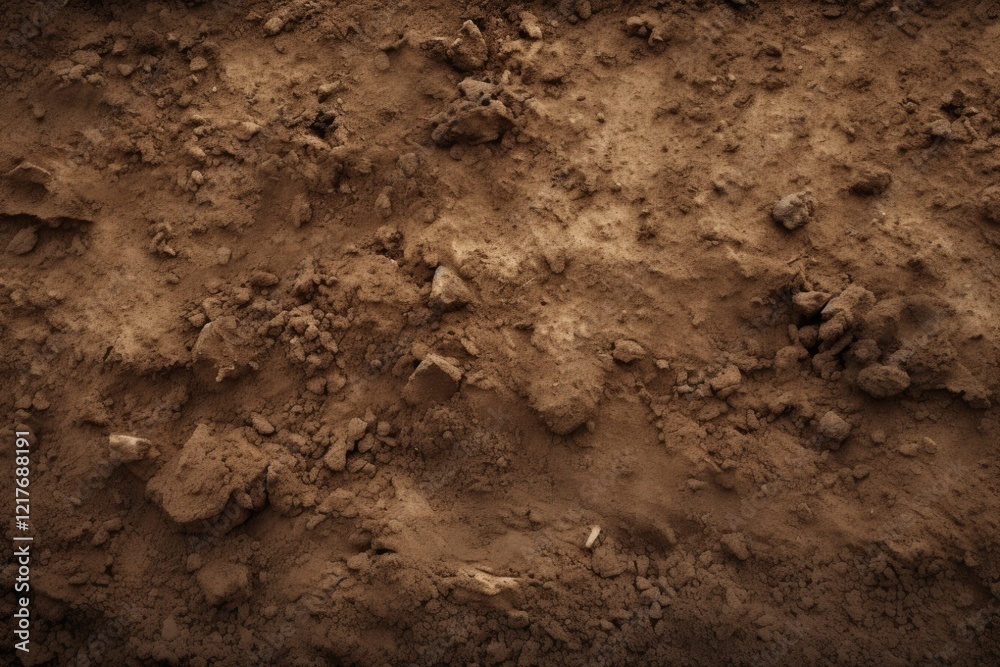 Brown Dirt Texture Close Up. Macro Shot of Earth Soil Surface with Fine Grain. Perfect Background for Land, Farm or Terrain Concept Brown Dirt Texture Close Up. Macro Shot of Earth Soil Surface with Fine Grain. Perfect Background for Land, Farm or Terrain Concept