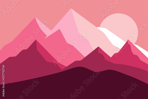 landscape with mountains