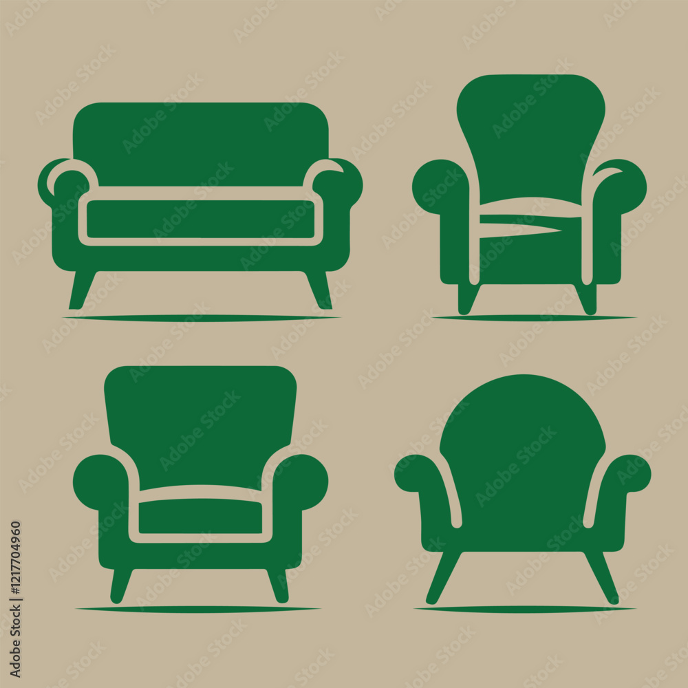 Vector of Botanical sets and logos Vector of Botanical sets and logos