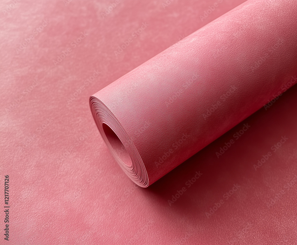 Obraz premium The texture of the raspberry red paper has a soft matte surface and subtle gradients.