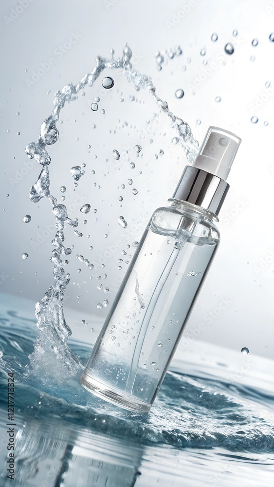 Minimalist glass spray bottle for face mist Minimalist glass spray bottle for face mist