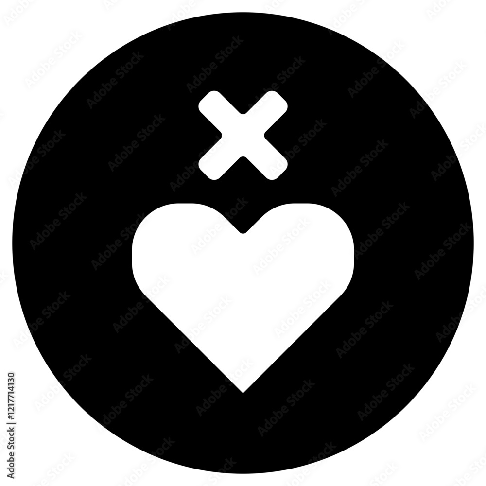 love design icon, icon with basic love design.
