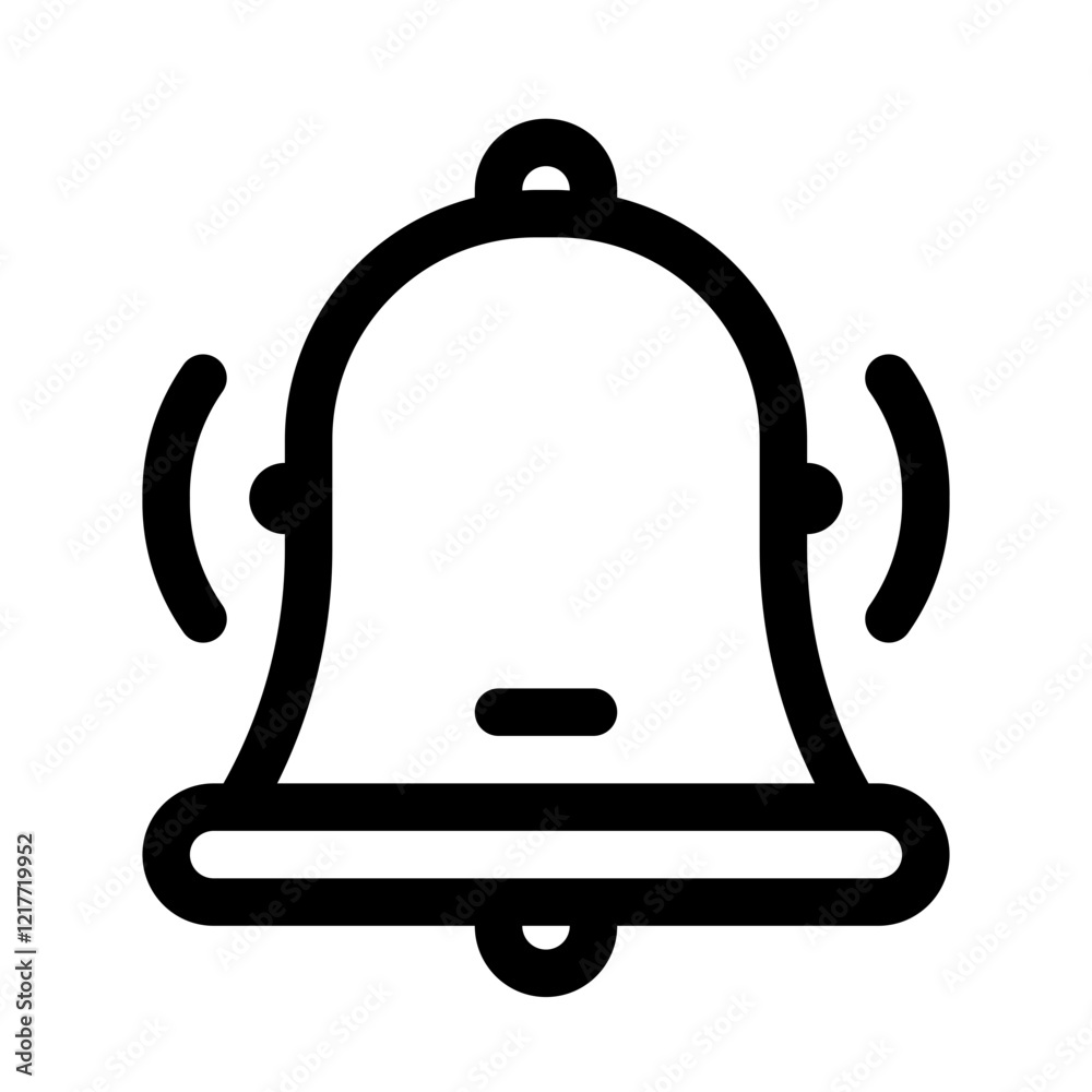 Alarm Line Icon. Single icon, line vector icon Alarm Line Icon. Single icon, line vector icon