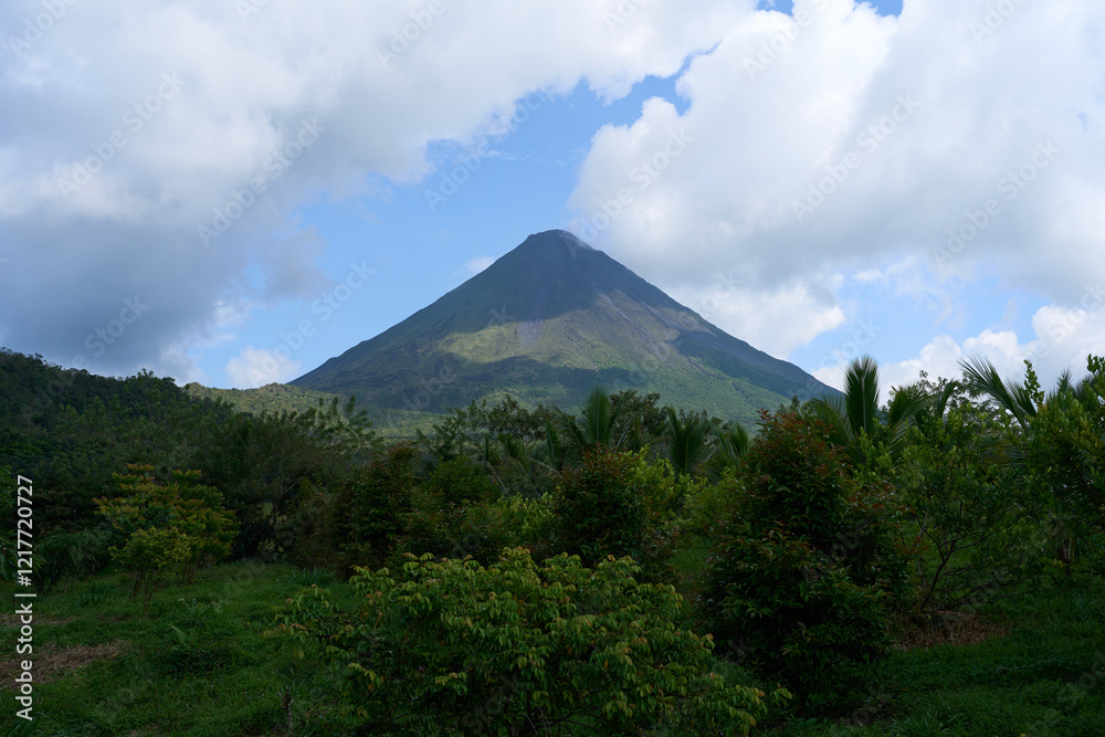 La Fortuna, Costa Rica - November 20, 2024 - walk around the Arenal volcano with breathtaking views in Provincia de Alajuela