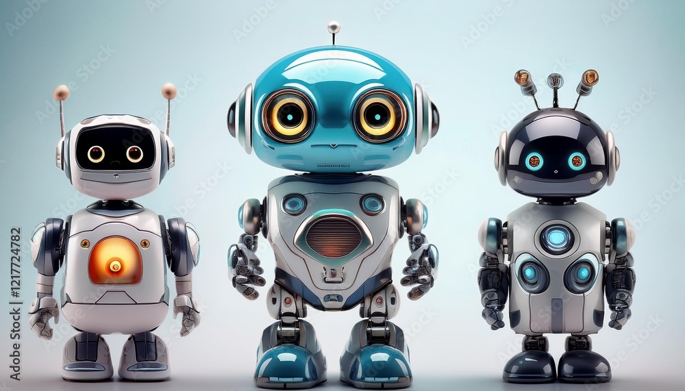 robot android robot android