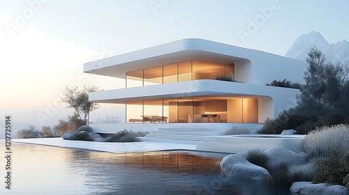 modern luxury house exterior image