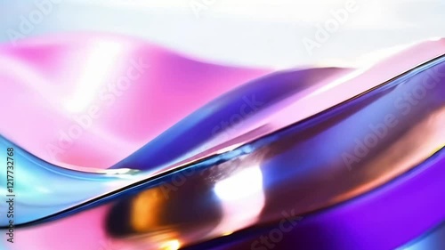 abstract digital background with metallic liquid blue and purple color, designer background, live wallpaper for phone