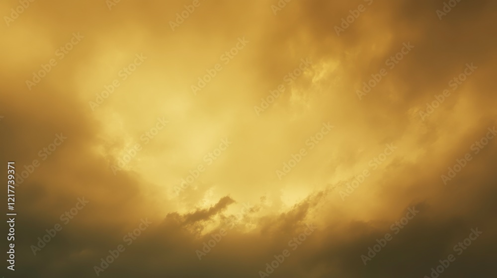Fototapeta premium Dramatic Sunset Sky with Natural Textures and Soft Light
