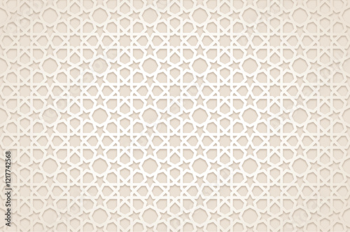 Abstract arabesque seamless islamic pattern 