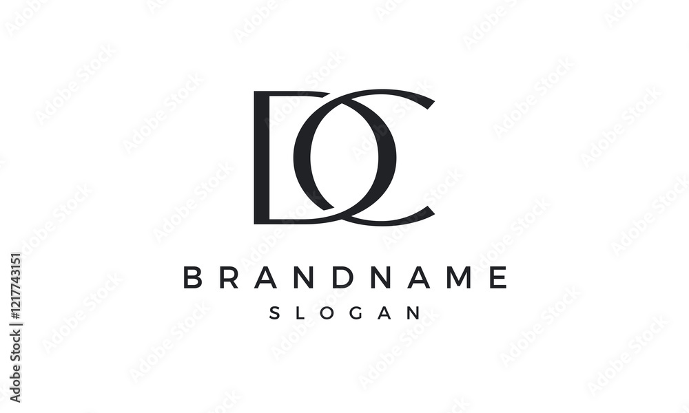Elegant DC Logo Letters D and C Monogram Luxurious Vector Design Typography Elegant DC Logo Letters D and C Monogram Luxurious Vector Design Typography