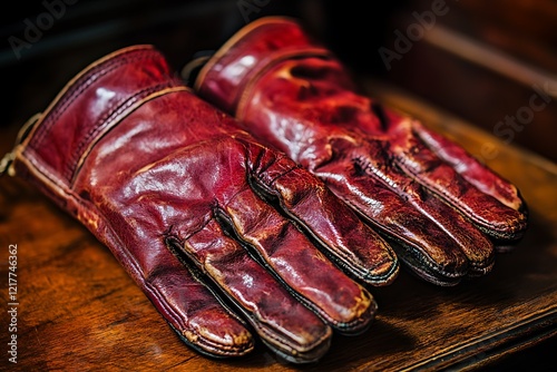 Vintage Leather Gloves - Timeless Craftsmanship photo