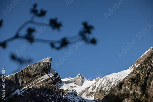 Seealpsee mit Rossmad und Säntis photo