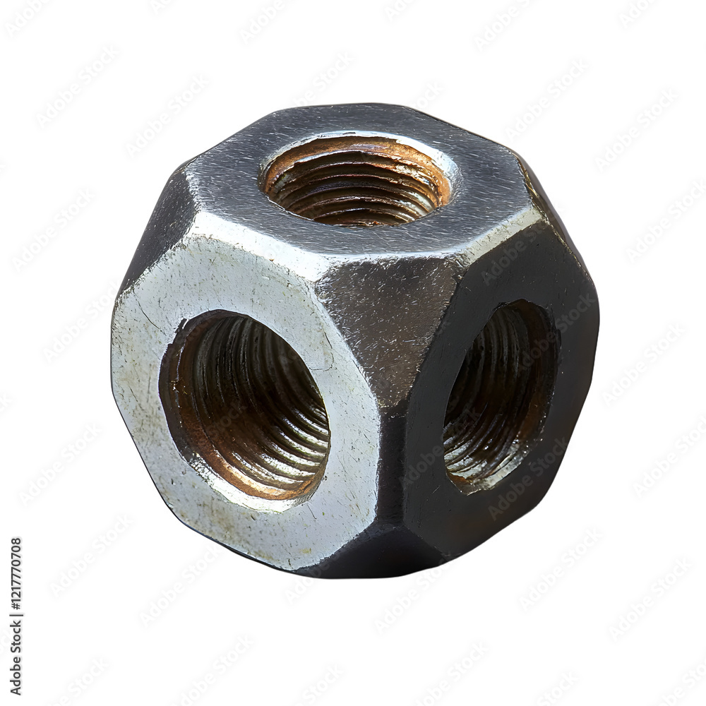 Hex Nut isolated on transparent background Hex Nut isolated on transparent background