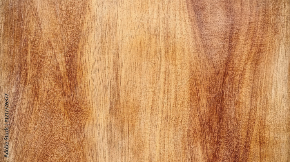 Naklejka premium A classic wooden plank background in warm brown tones, with natural grain patterns
