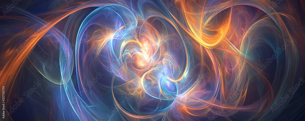 Abstract background with swirling colors Abstract background with swirling colors