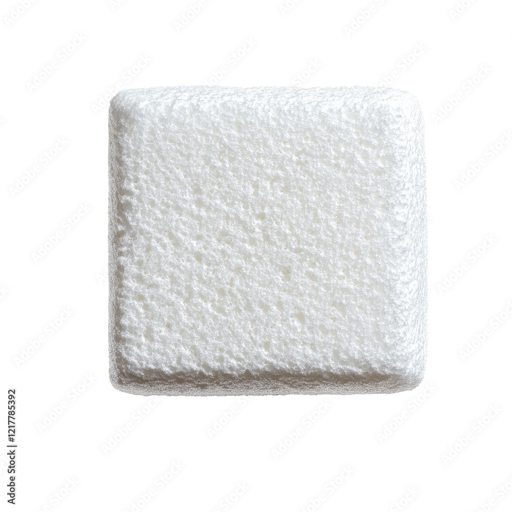 Simple transparent Styrofoam cube isolated on a clean transparent background for artistic and design applications, Styrofoam cube isolated on transparent backgroundfile , top view Simple transparent Styrofoam cube isolated on a clean transparent background for artistic and design applications, Styrofoam cube isolated on transparent backgroundfile , top view