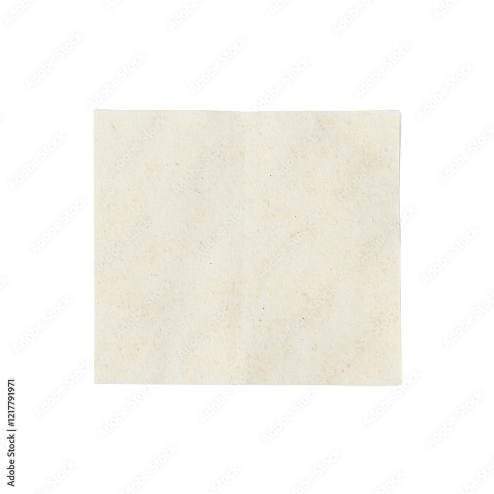 Blank beige textured paper on white background for elegant designs Blank beige textured paper on white background for elegant designs