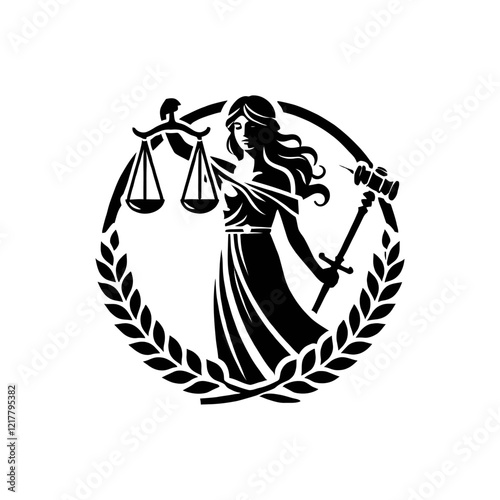 Themis justice law logo