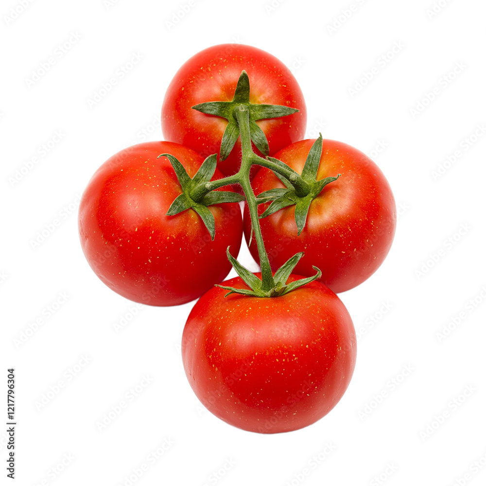 Fresh red tomatoes on the vine vibrant and ripe Fresh red tomatoes on the vine vibrant and ripe