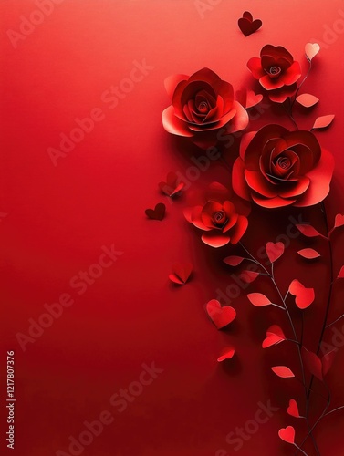 Vibrant Valentine's Roses