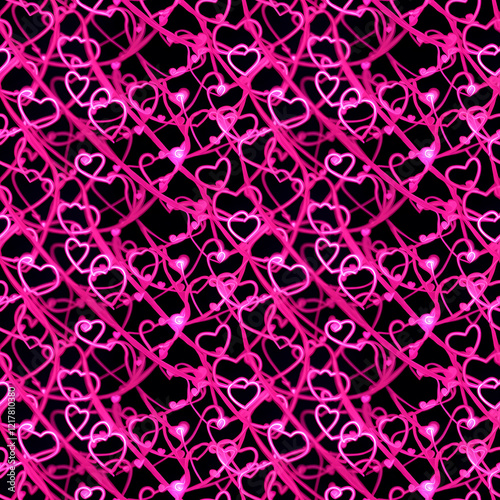 Wallpaper Mural ロマンチックな象徴性, 若々しいスタイル, 光るアニメーション, 明るいコントラスト, 装飾的モチーフ, 繰り返しテクスチャ, 輝く美しさ, グラフィックデザイン, 装飾的オーナメント Torontodigital.ca