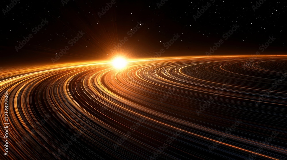 Dynamic Space Imagery of a Distant Star System Dynamic Space Imagery of a Distant Star System
