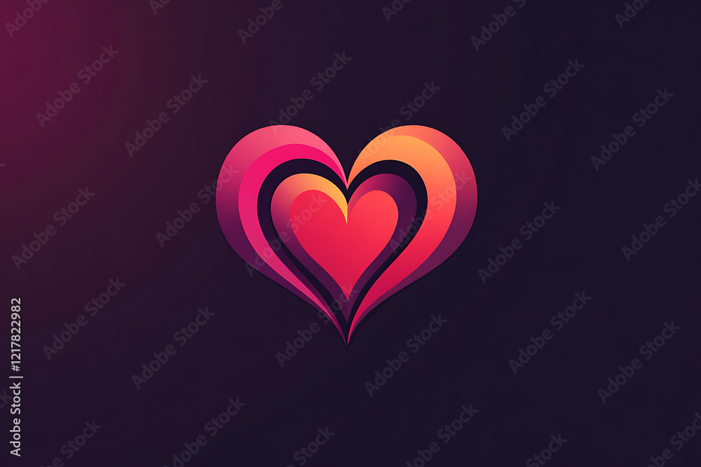 heart on dark background heart on dark background