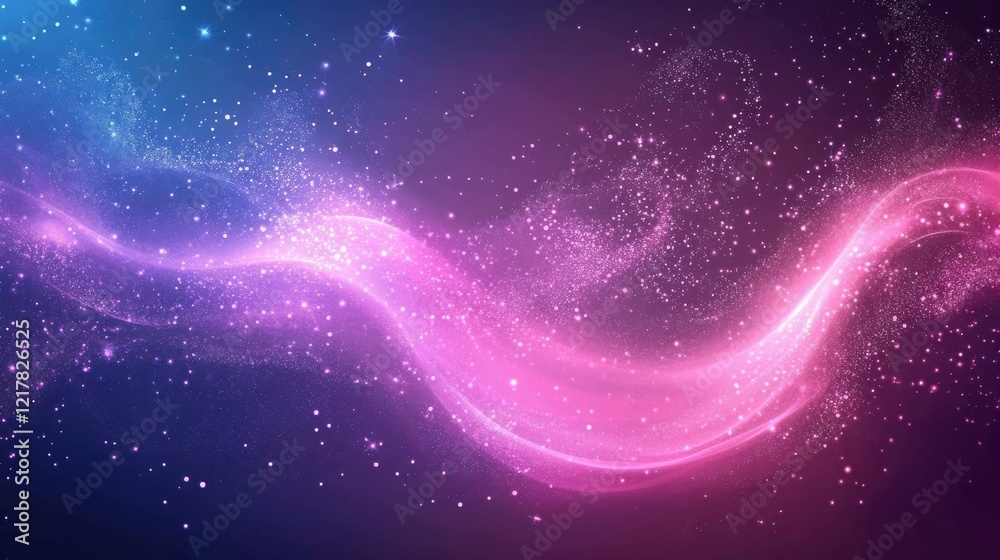 Obraz premium Flowing Light Patterns in Bright Colors