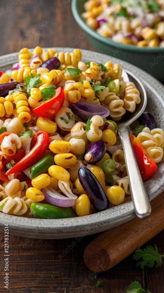 Southwestern Elbow Pasta Salad with Grilled Corn and Creamy Dressing Southwestern Elbow Pasta Salad with Grilled Corn and Creamy Dressing