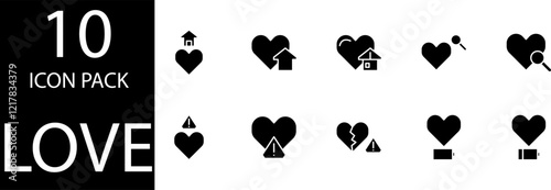 A fully themed set of glyph icons, ideal for presentations and digital projects.
