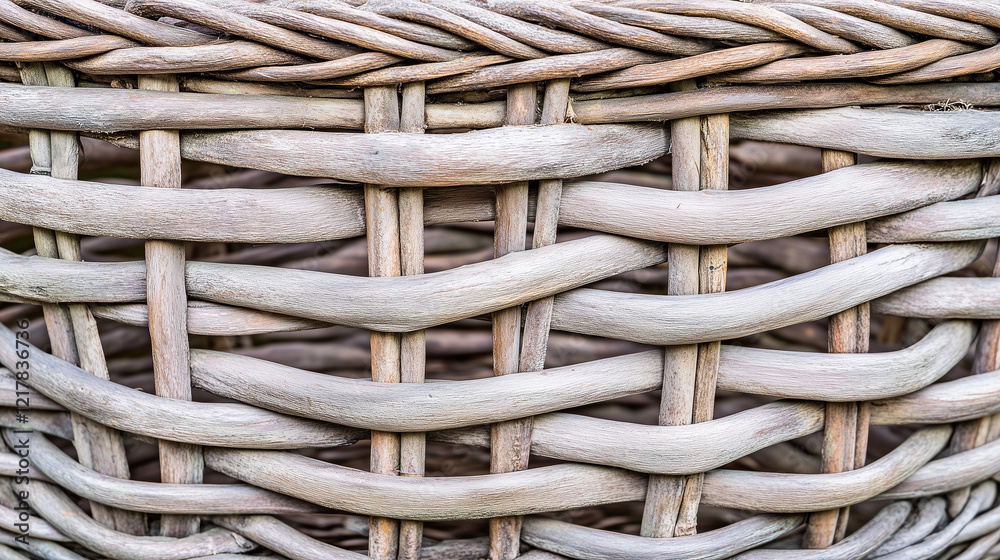 Close-up of Intricate Woven Basket Texture, Displaying Natural Wicker Fibers and Detailed Craftsmanship Close-up of Intricate Woven Basket Texture, Displaying Natural Wicker Fibers and Detailed Craftsmanship