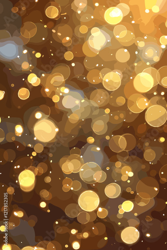 Dazzling Lights: Mesmerizing Bokeh Background with Glittering Hues