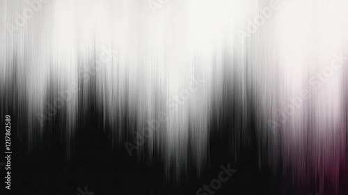 An abstract gradient artwork showcasing a smooth transition from white to deep black with hints of pink, creating a modern, artistic expression.